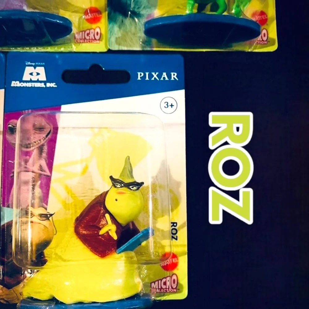 Disney Pixar Monsters Inc. Mini Figs. Cake Toppers. Complete Set! NEW!